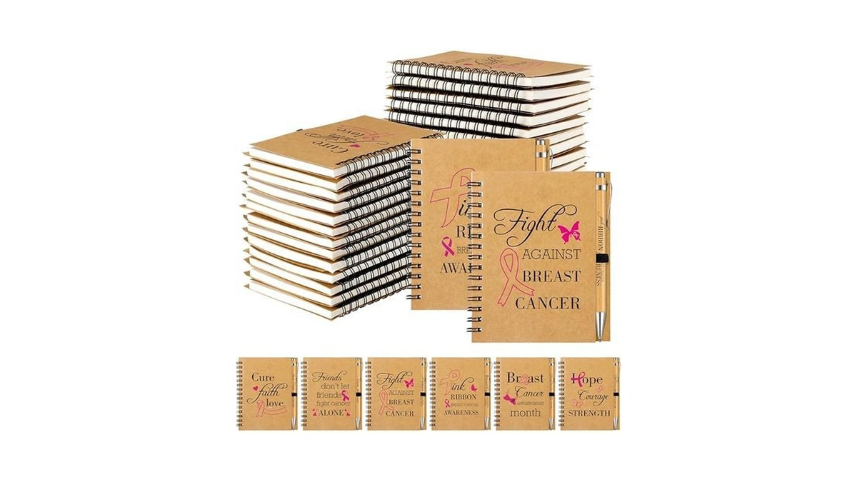 Amazon code: Yeaqee 50 Set Breast Cancer Awareness Gi