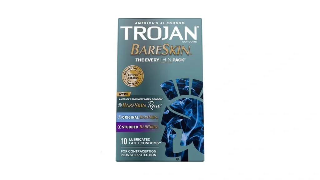 Amazon coupon: Trojan Bareskin Thin Condoms Everythin V