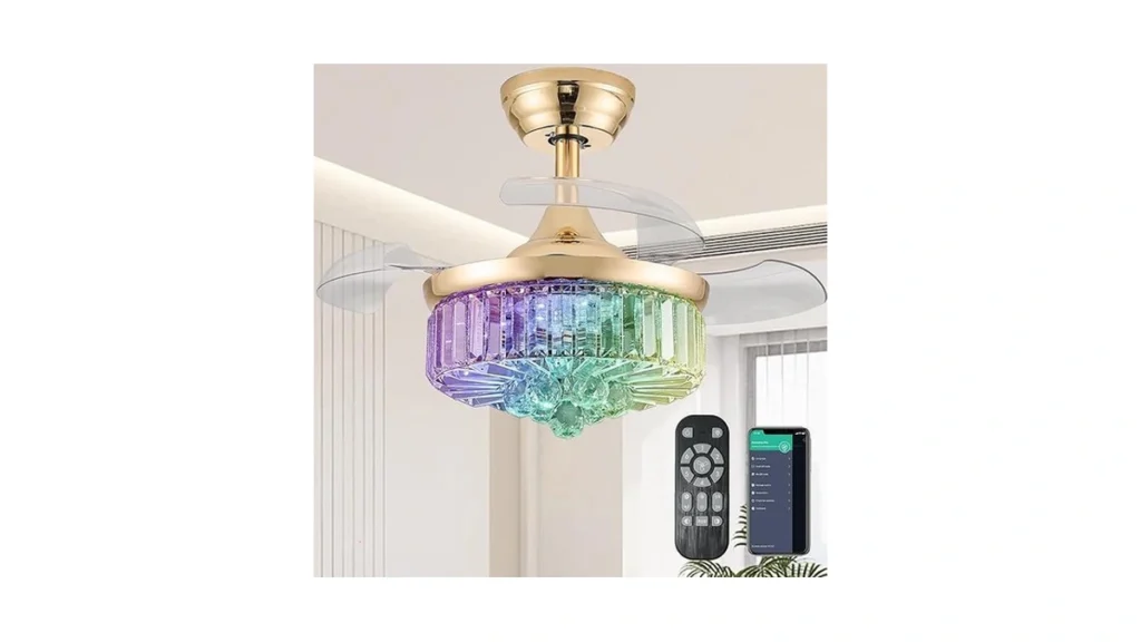 Amazon code: Lumzeylith 30 Retractable Crystal Ceilin