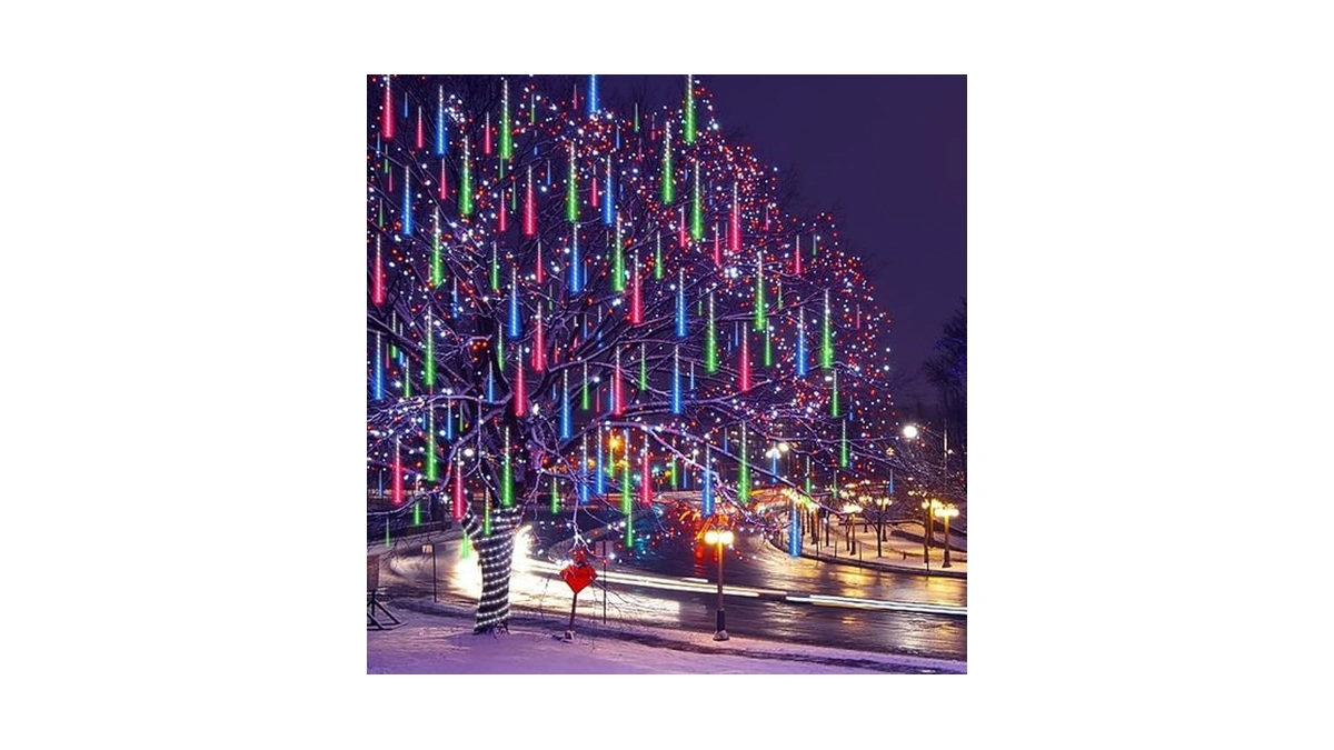 Amazon code: Weepong Meteor Shower Lights Ul Certifie