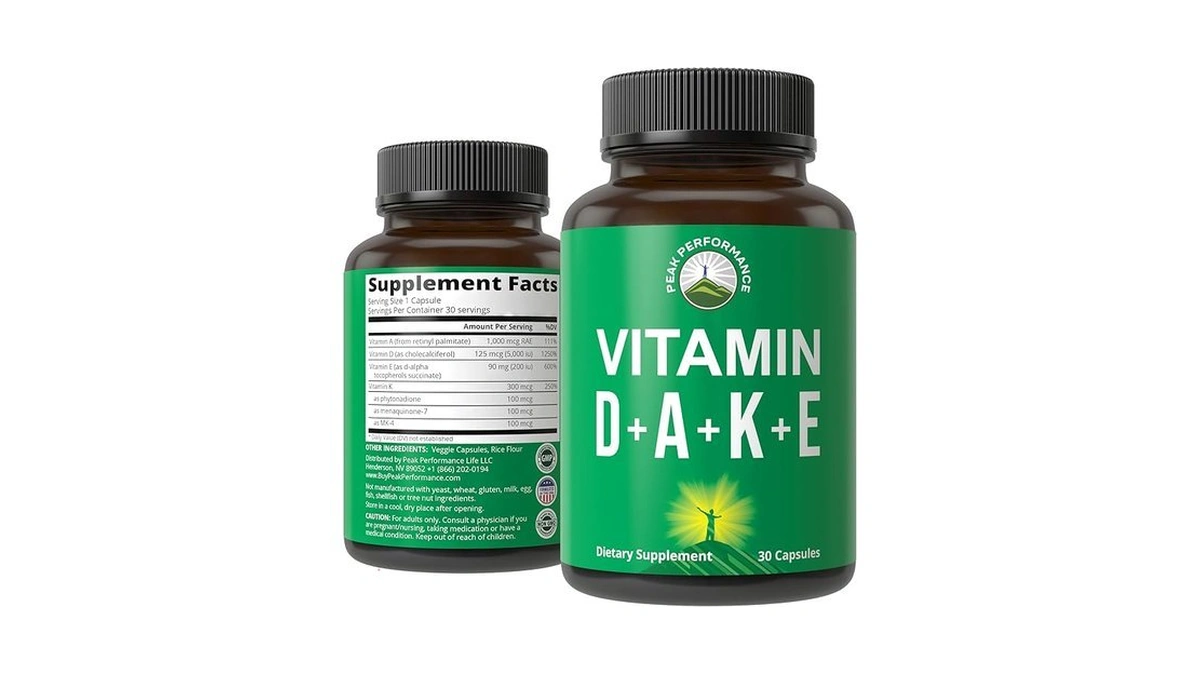 Amazon coupon: Peak Performance Vitamins D 5 000 Iu A K