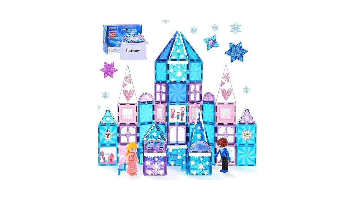 Amazon code: Diamond Magnetic Tiles Set With Magnetic
