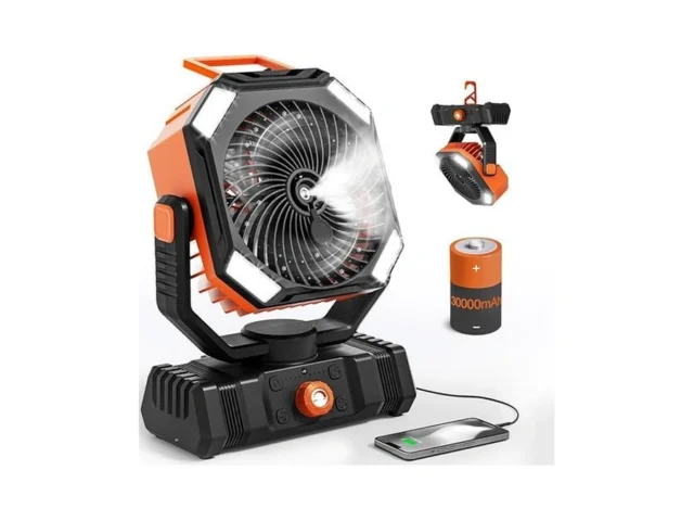 Aiepoch Camping Fan Rechargeable – 30000mah Battery… Code