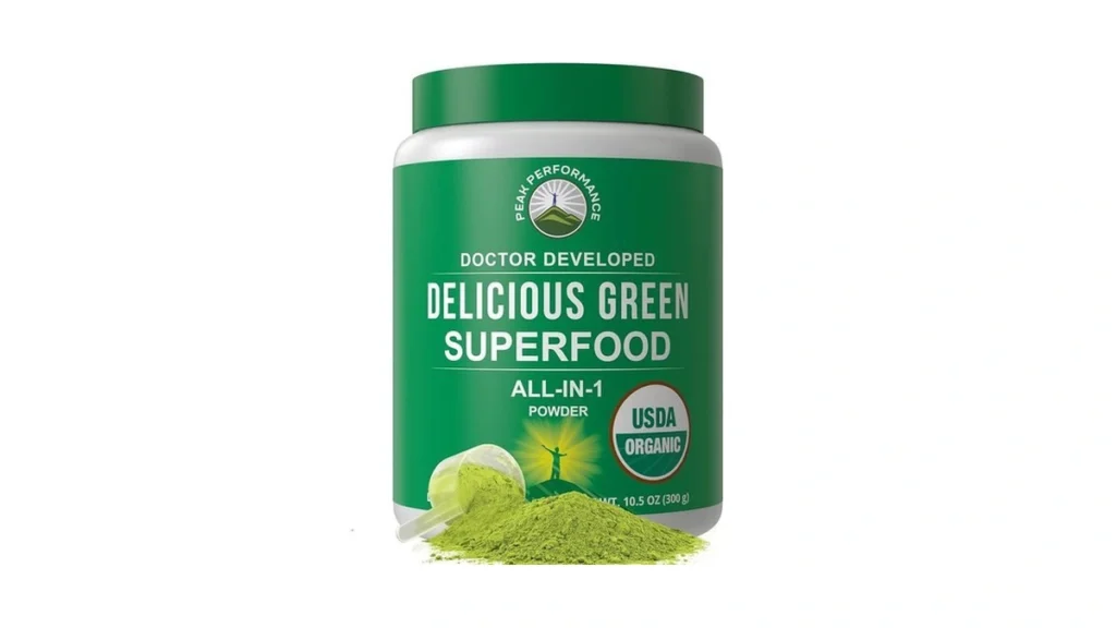 Amazon coupon: Peak Performance Organic Greens Superfoo