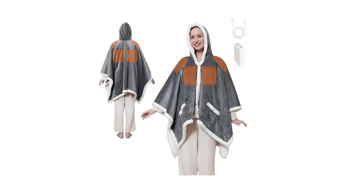 Amazon coupon: Sealy Heated Throw Blanket Wearable Batt
