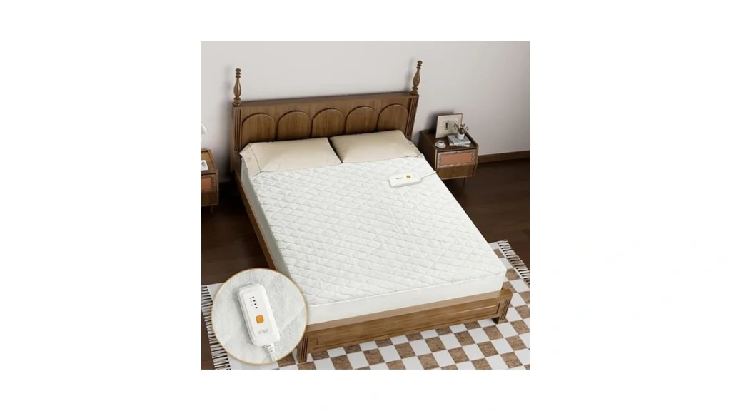 Amazon code: Heated Mattress Pad Full Size With 4 Hea