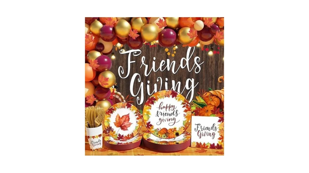 Amazon code: Friendsgiving Party Decorations 308pcs..