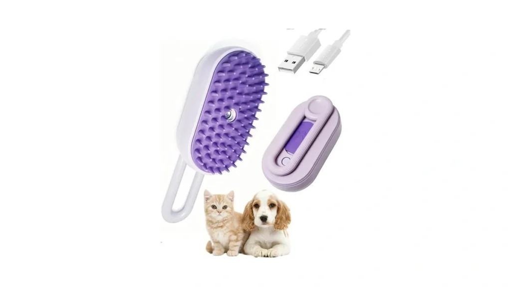 Amazon code: Frelara Cat Steam Brush For Shedding - 3