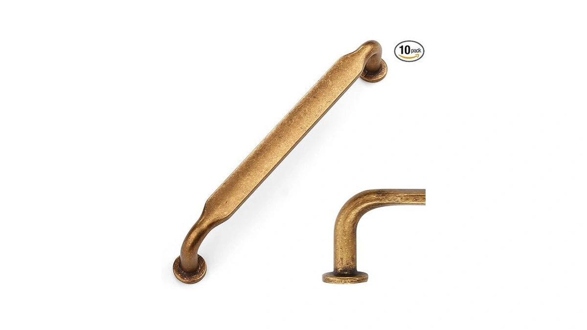 Amazon coupon: Amerdeco 10 Pack Antique Brass Cabinet P