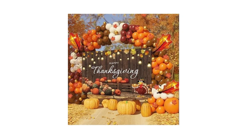 Amazon code: Thanksgiving Balloon Arch Kit 197pcs Bal