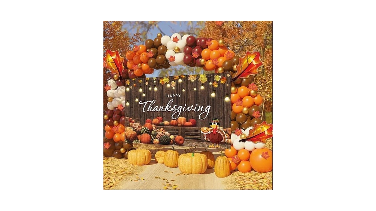 Amazon code: Thanksgiving Balloon Arch Kit 197pcs Bal