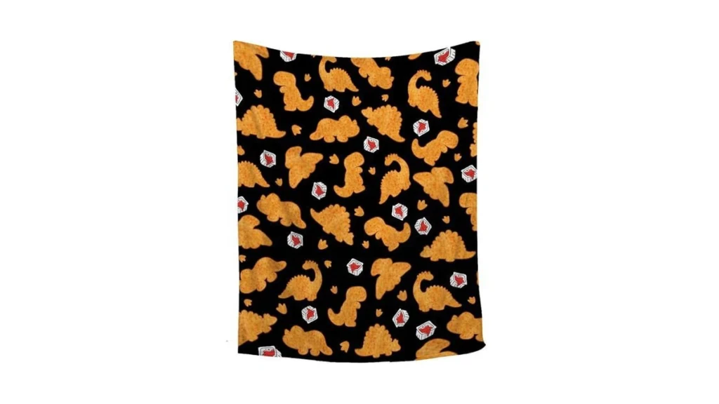 Amazon code: Zhongkui Chicken Nugget Blanket Dino Nug