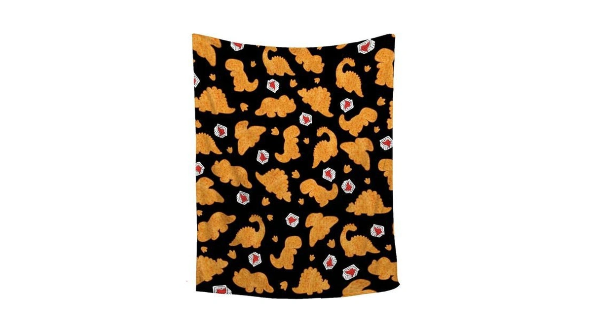 Amazon code: Zhongkui Chicken Nugget Blanket Dino Nug