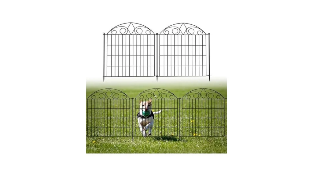 Amazon code: Sunlax 5 Panels Garden Fence 10ft L X 24