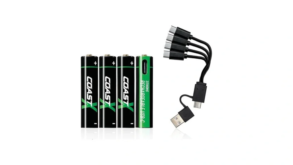 Amazon coupon: Coast Aaa Usb-c Rechargeable Batteries Z