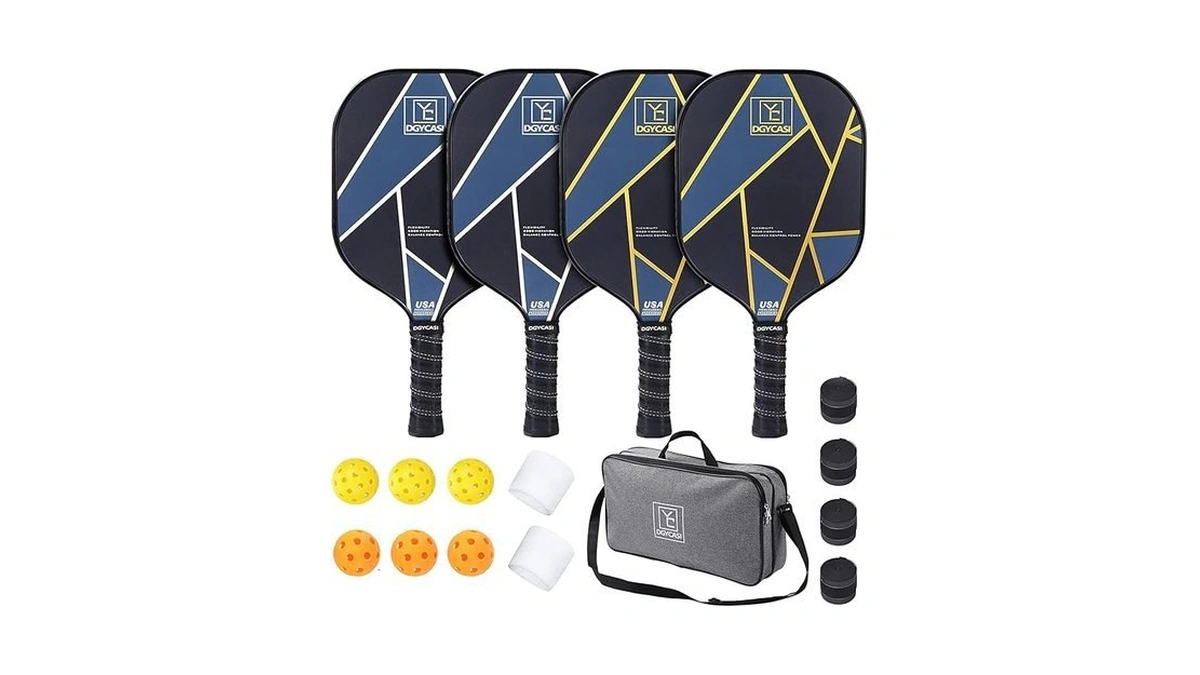Amazon coupon: Yc Dgycasi Pickleball Paddles Set Of 4 U