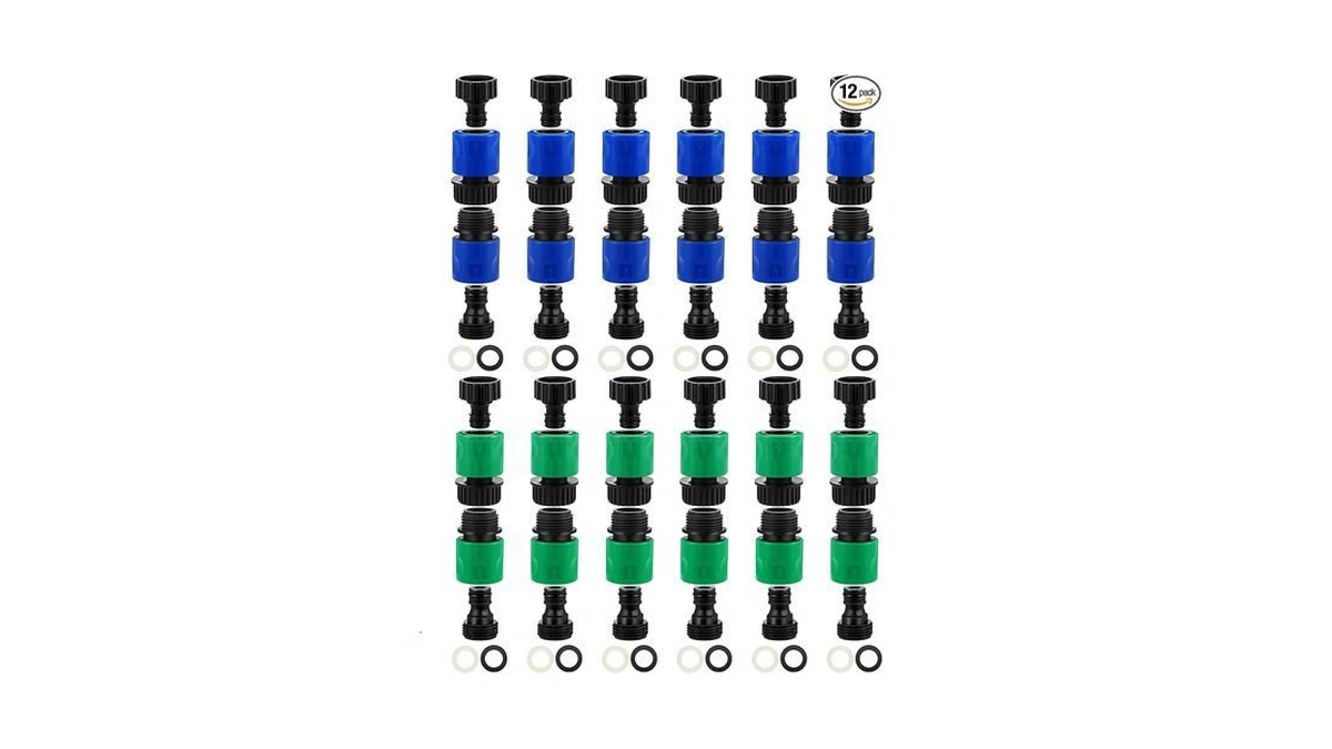 Amazon code: Rossesay 48 Pcs Garden Hose Quick Connec