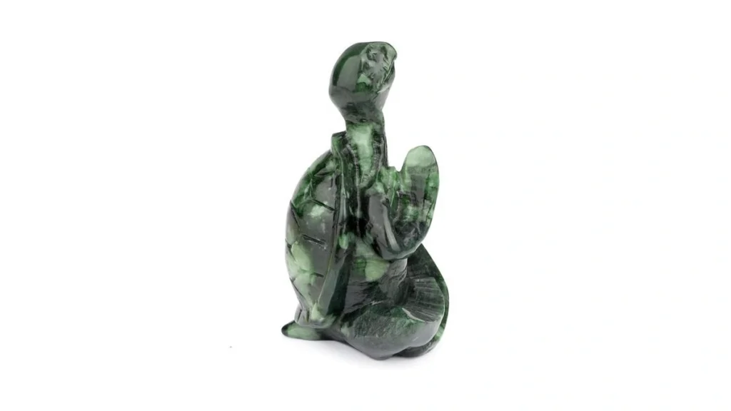 Amazon coupon: Gemshan Jade Turtle Statue For Decoratio