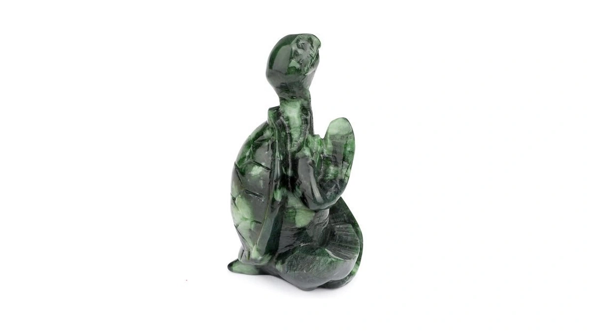 Amazon coupon: Gemshan Jade Turtle Statue For Decoratio