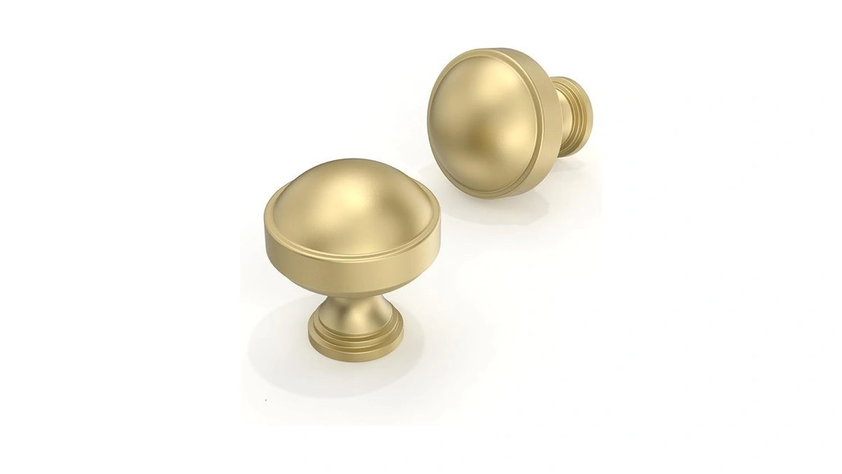 Amazon coupon: Asimerdeco 10 Pack Brushed Gold Cabinet