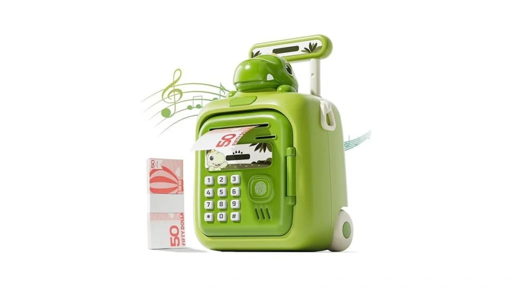 Amazon code: Dinosaur Piggy Bank For Kids With Passwo
