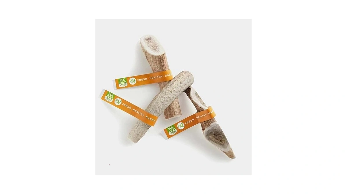 Amazon coupon: Get Joy Elk Antler Split Natural Dog Che