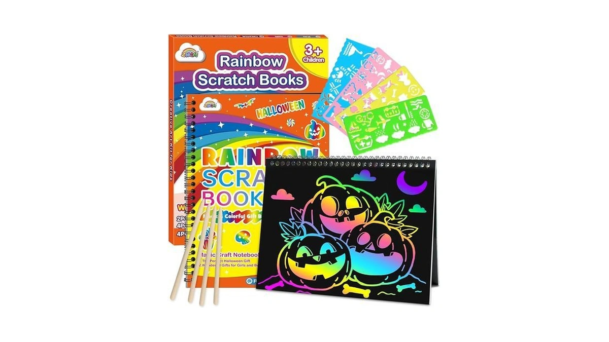 Amazon code: Zmlm Scratch Paper Art-crafts Gift 2 Pac