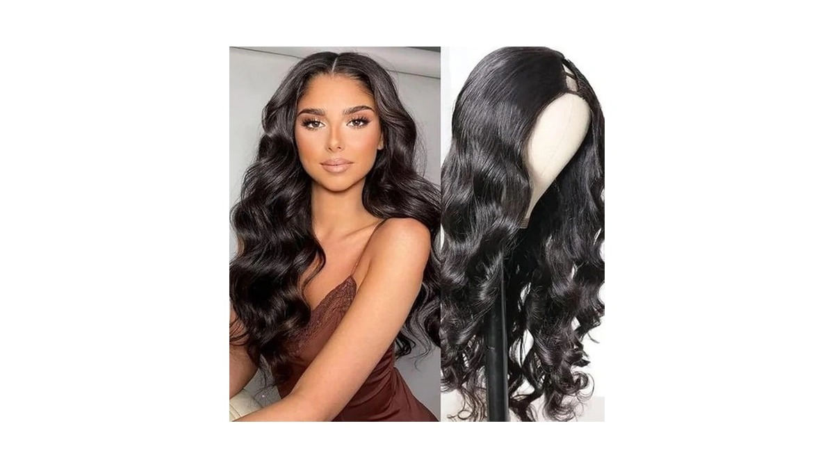 Amazon coupon: Emistar Wavy V Part Wig Wear And Go Glue