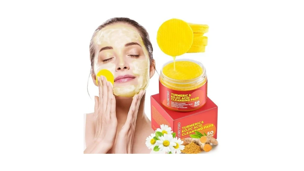 Amazon coupon: Turmeric Kojic Acid Cleansing Pads 50pcs