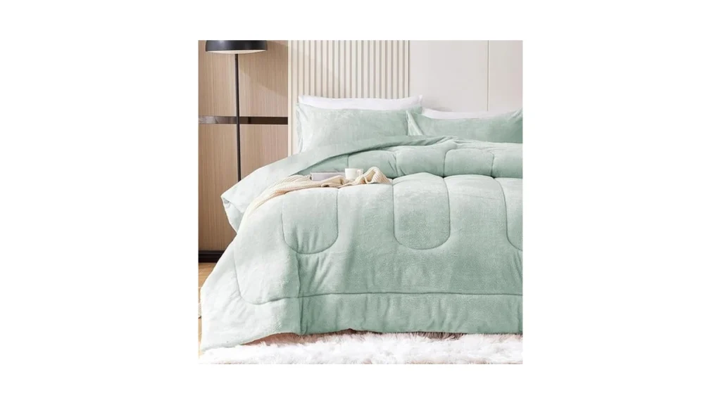 Amazon code: Yiyea Faux Fur Comforter Set Luxury Ultr