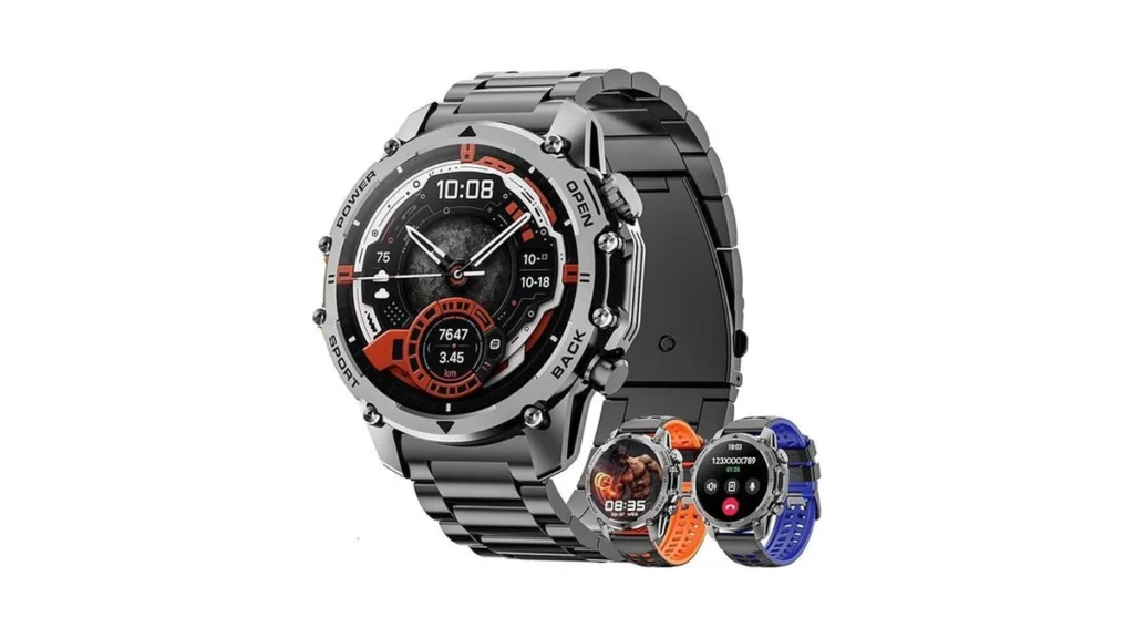 Amazon coupon: Military Smart Watches For Men Call Noti