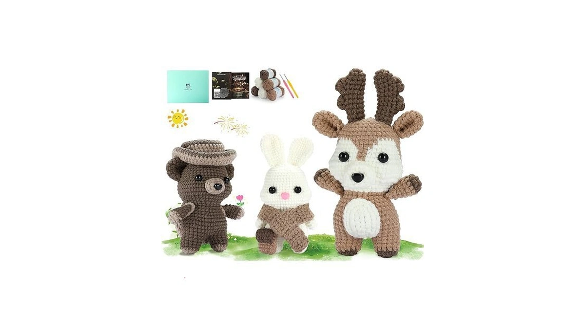 Amazon code: Doodletwyst Amigurumi Crochet Kit Diy Cr