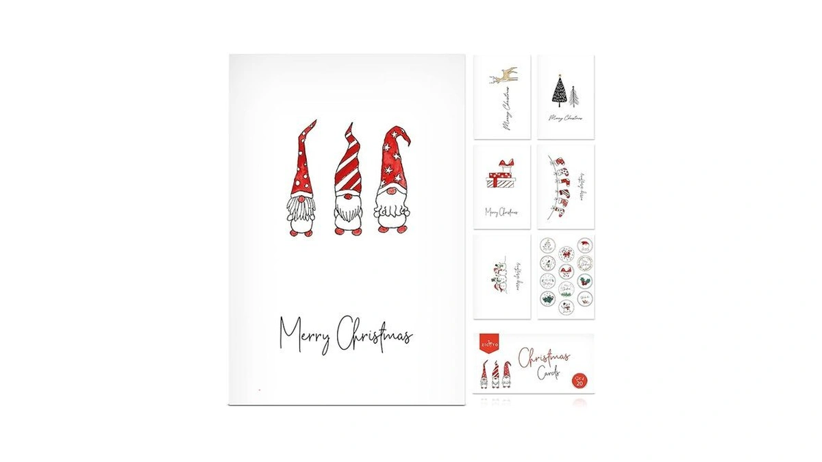 Amazon coupon: Zicoto Beautiful Modern Christmas Cards