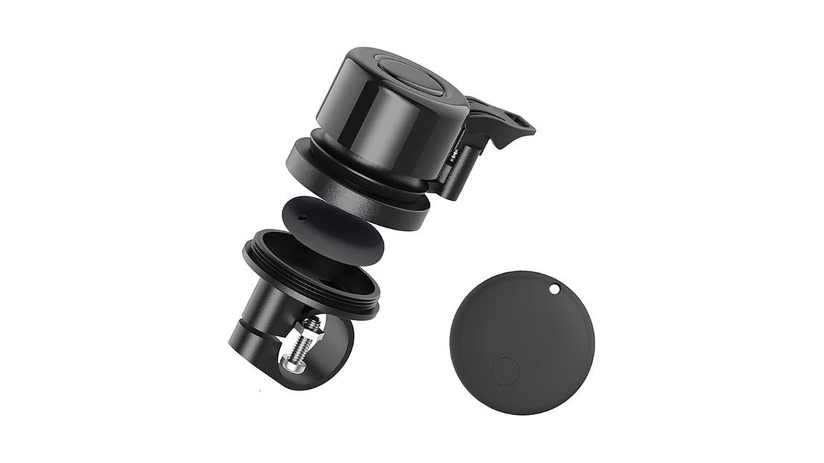 Amazon code: Ouwealy Bike Bell For Airtag Black Smart