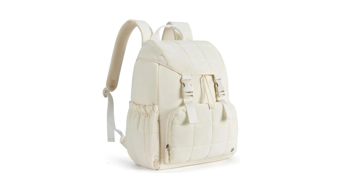 Amazon coupon: Bostanten Puffer Backpack For Women 15 6