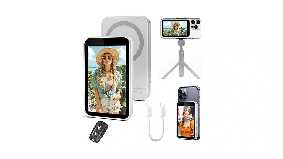Amazon coupon: Aisfutr Vlog Selfie Monitor Screen Wirel