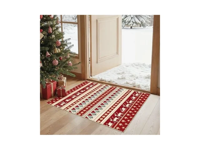 Area Rug Living Room Rugs – 2×3 Washable Christmas… Code