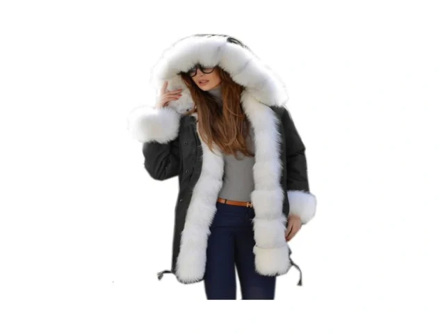 Tiptupu Women S Faux Fur Lined Coat Hooded Warm… Coupon