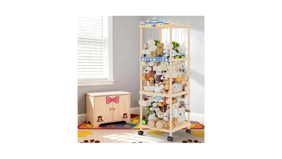 Amazon code: Subbox Stuffed Animal Storage And Holder