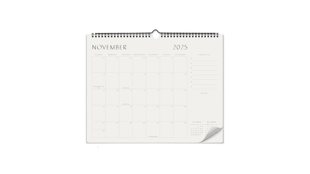 Amazon coupon: Beautiful 2025-2026 Wall Calendar - Runs