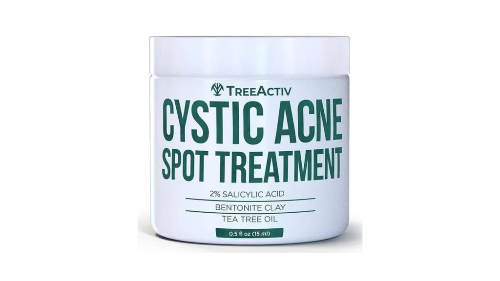 Amazon code: Treeactiv Salicylic Acid Cystic Acne Spo