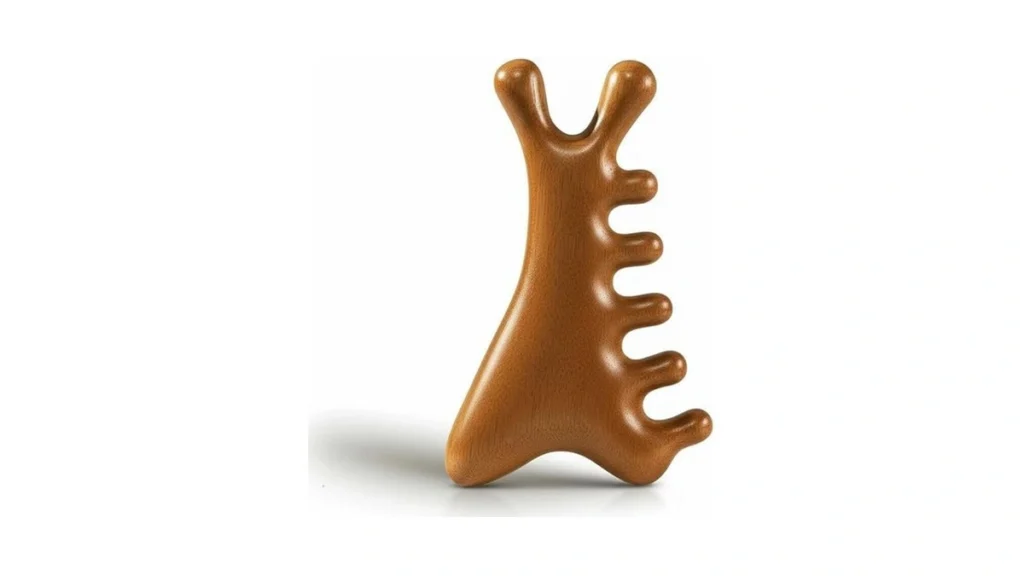 Amazon code: Isork Gua Sha Facial Tool 4-in-1 Natural