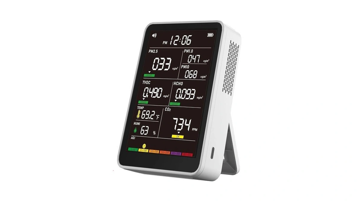 Amazon coupon: Professional Indoor Air Quality Monitor