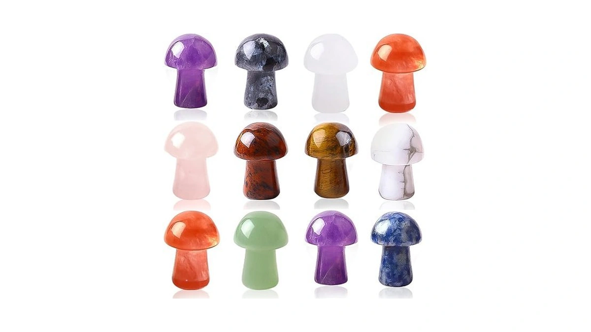 Amazon coupon: Ufeel 10 Pcs Mini Crystal Gemstone Sculp