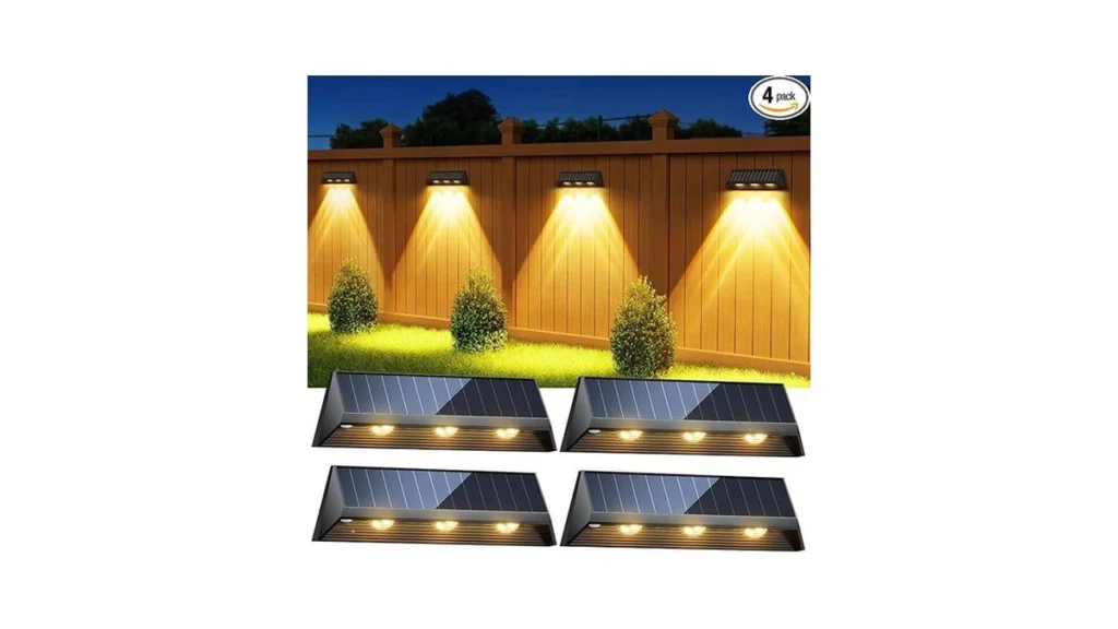 Amazon code: Letmy 3x Bigger Brighter Solar Fence Lig