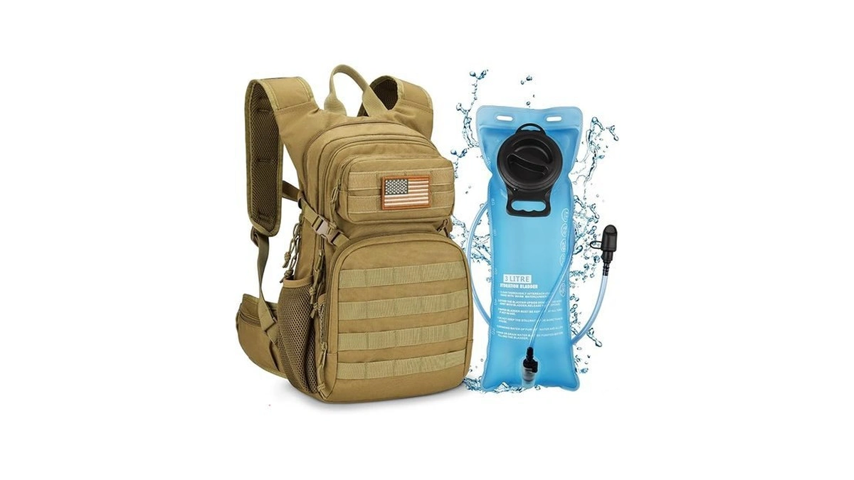 Amazon code: Cvlife Tactical Hydration Backpack 3l Li