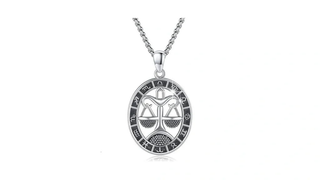 Amazon coupon: Tughra Zodiac Sign Pendant Necklace For