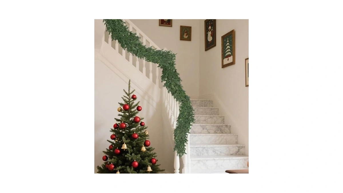 Amazon coupon: 108 Inches Christmas Garland Soft Bendab