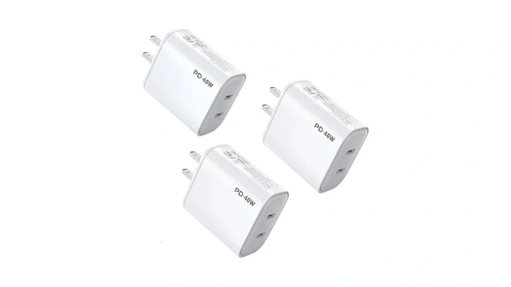 Amazon code: 3pack 40w Usb C Charger Block Igenjun Du