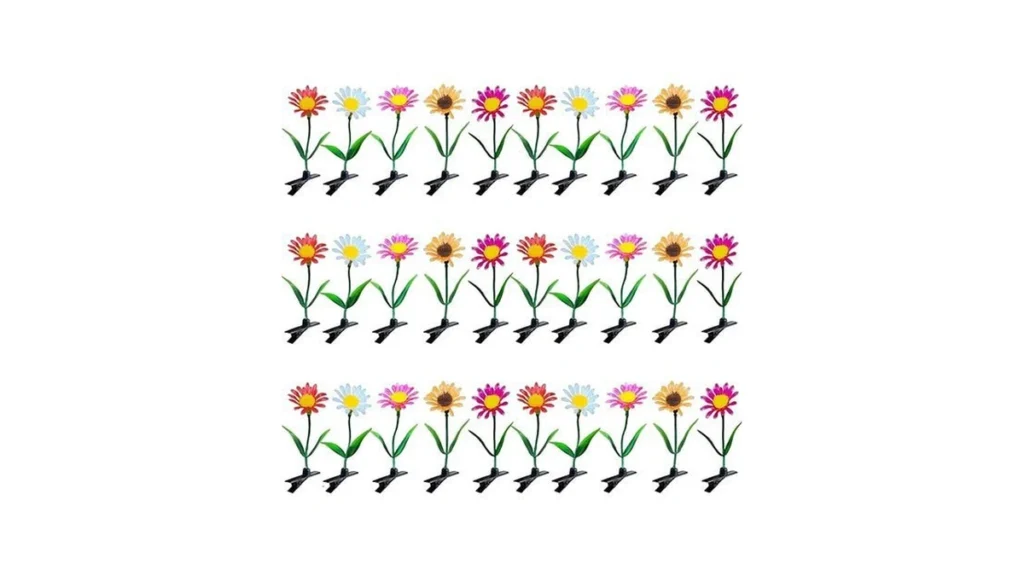Amazon code: 30 Pcs Sunflower Hair Clips Kurilai Funn